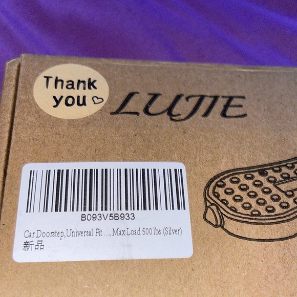 New 2 PCS Car Doorstep, Universal Fit.., Max Load 500 lbs (Silver) - Picture 4 of 11